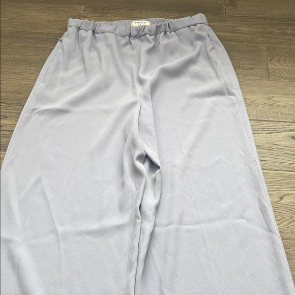 Babaton | Aritzia Serif Light Blue Elastic Waist Wide-Leg Pants Medium - Picture 4 of 13